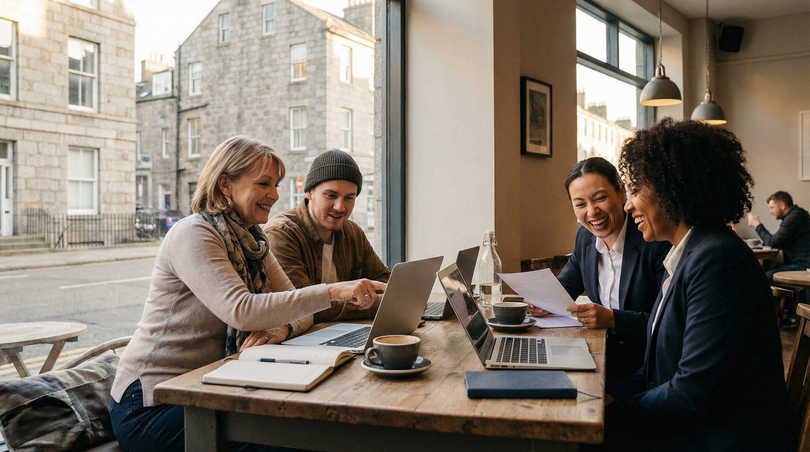 Aberdeen business owners learning together